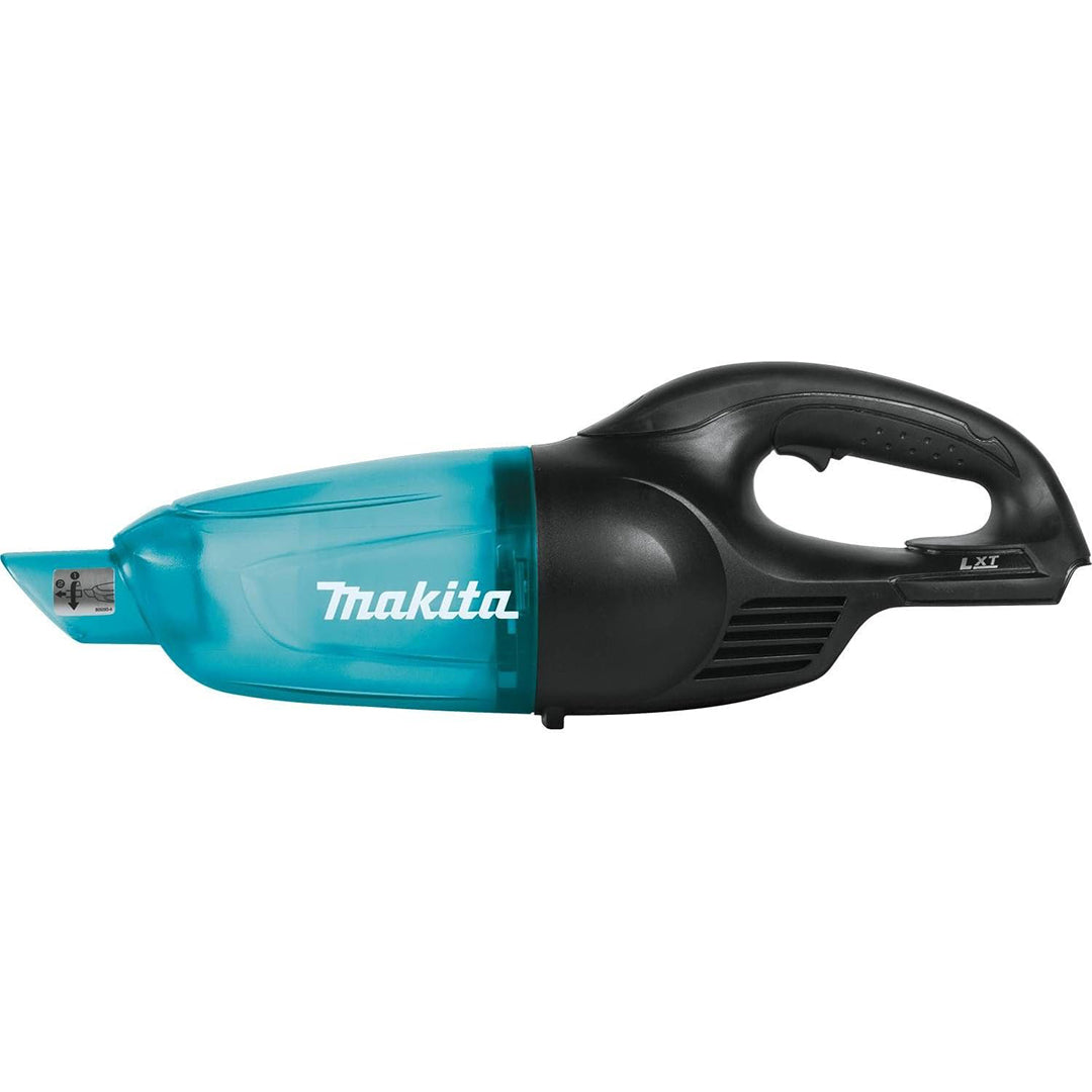 Makita XLC02ZB 18V LXT Cordless Vacuum – Works with 5.0Ah Lithium-Ion Battery (Sold Separately)