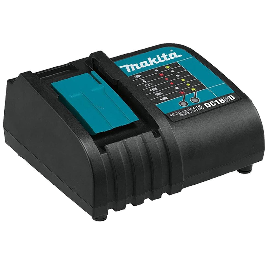 Makita DTD153RTJ 18V LXT Brushless Impact Driver Kit – Includes 2 x 5.0Ah Batteries, DC18RC Charger, and MAKPAC Case