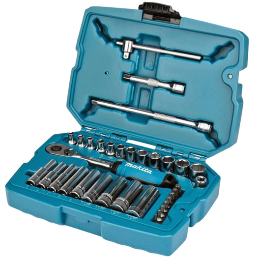 Makita 34-Piece Socket and Tool Set – A Versatile Kit for All Your Applications